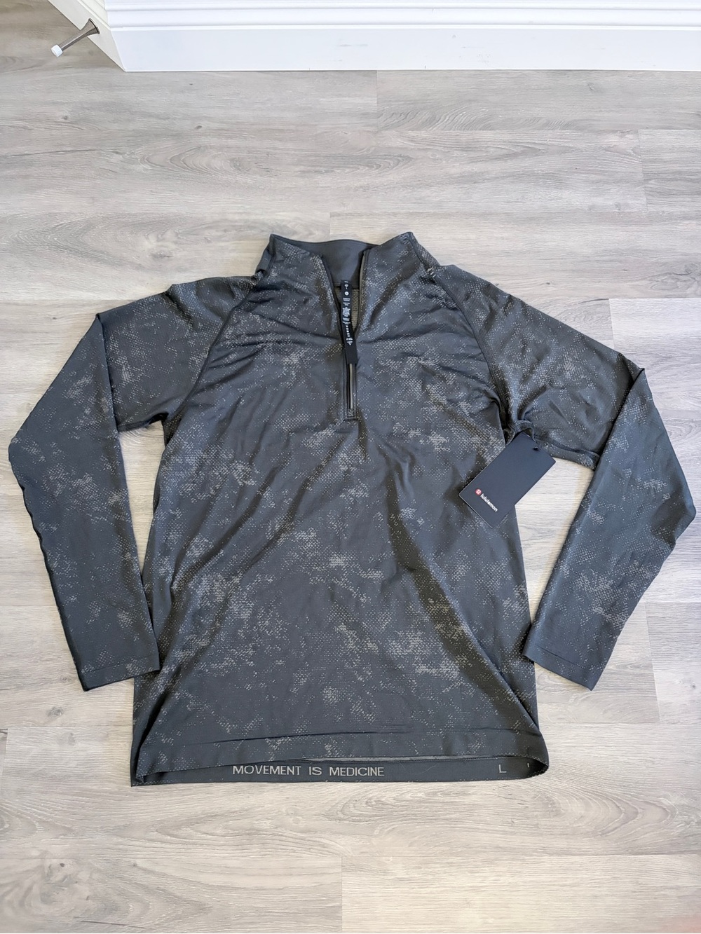 lululemon athletica Black Quarter-Zip Performance Pullover